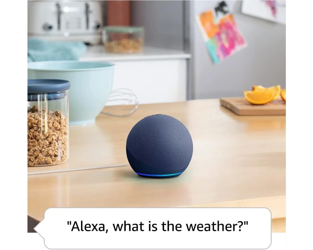 Тонколони Amazon Echo Dot 5, Гласов асистент, Alexa, Тъмносиня 4