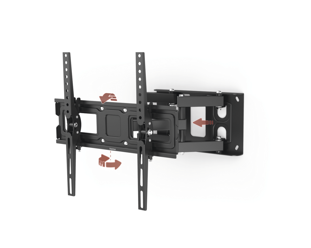 Стойка за TV Hama FULLMOTION, 165 см (65"), 40 кг, Черна 4