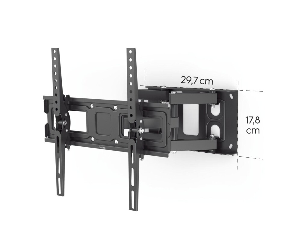 Стойка за TV Hama FULLMOTION, 165 см (65"), 40 кг, Черна 8