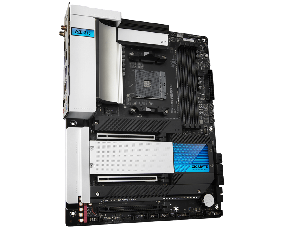 Дънна платка GIGABYTE X570S AERO G Socket AM4, DDR4, Wi-Fi 6, RGB Fusion, PCIe 4.0 2