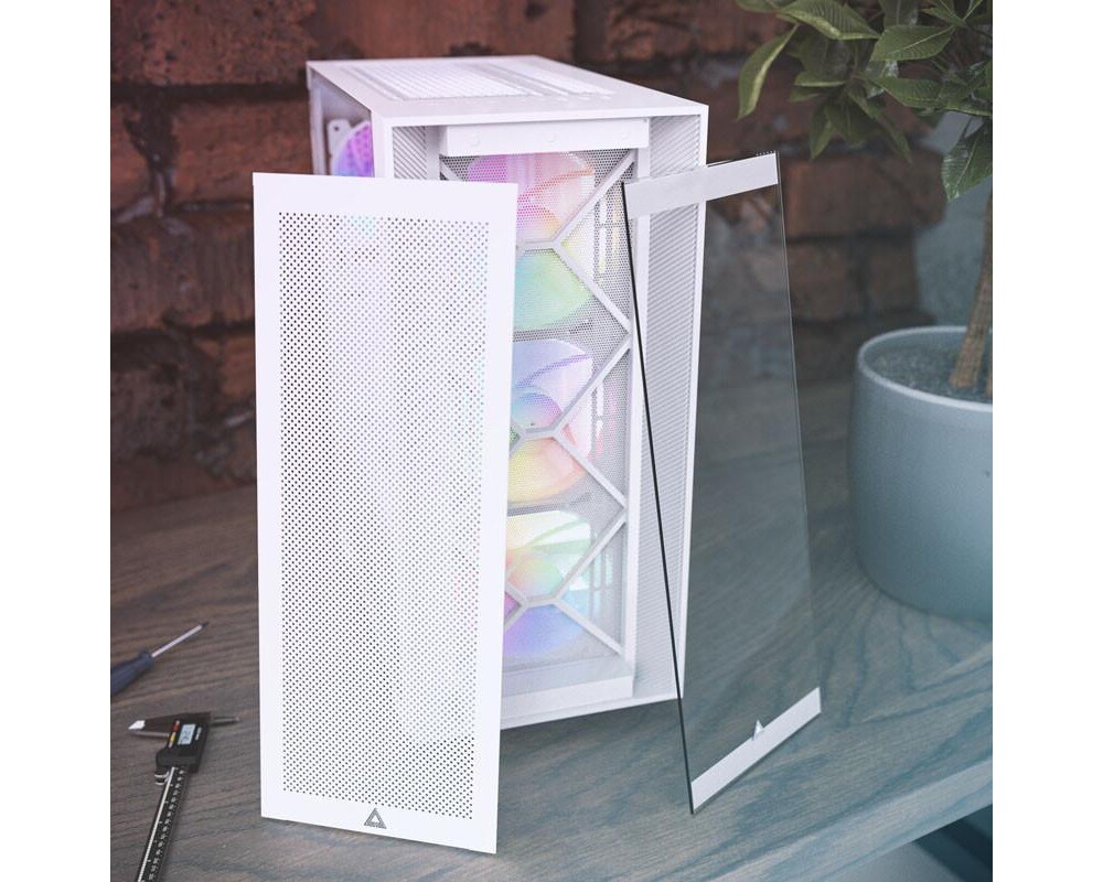 Кутия MONTECH AIR 1000 Premium ARGB, TG, Mid-Tower, Бяла 6