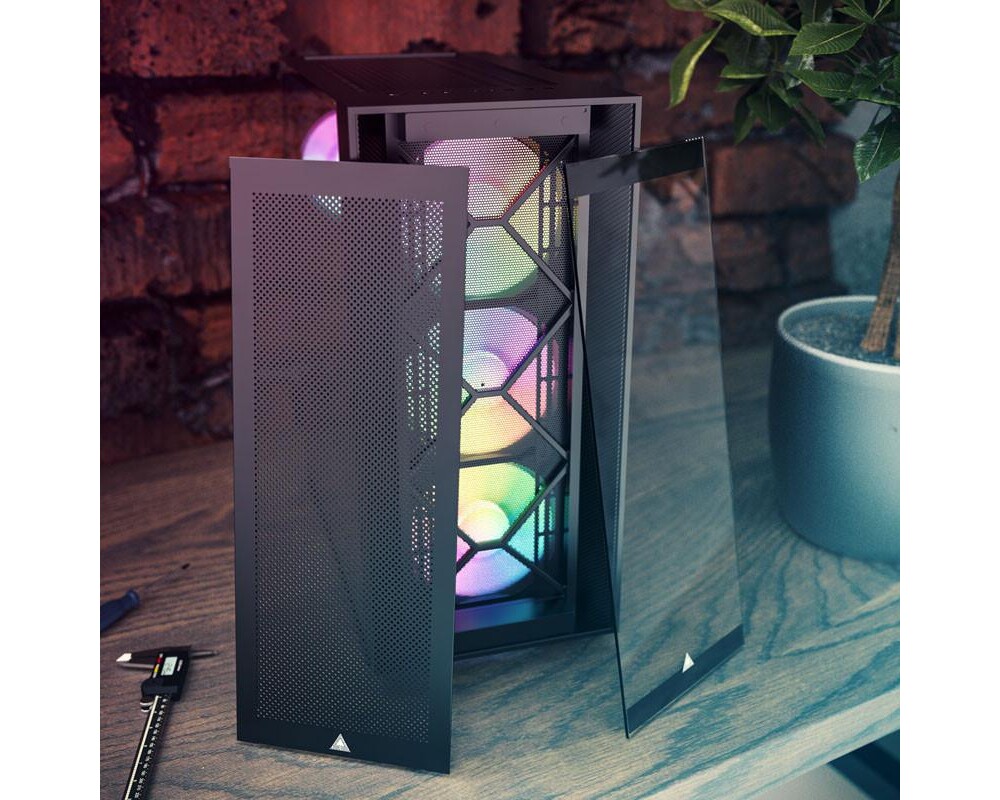 Кутия MONTECH AIR 1000 Premium ARGB, TG, Mid-Tower, Черна 6