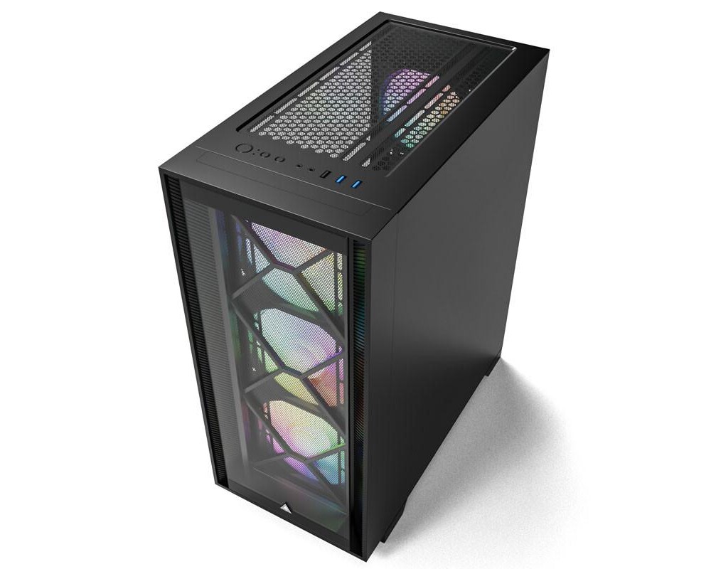 Кутия MONTECH AIR 1000 Premium ARGB, TG, Mid-Tower, Черна 2