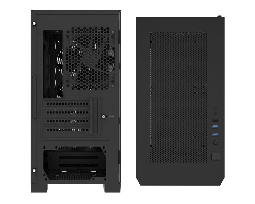 Кутия MONTECH AIR 100 ARGB, TG, Micro-ATX Черна 5