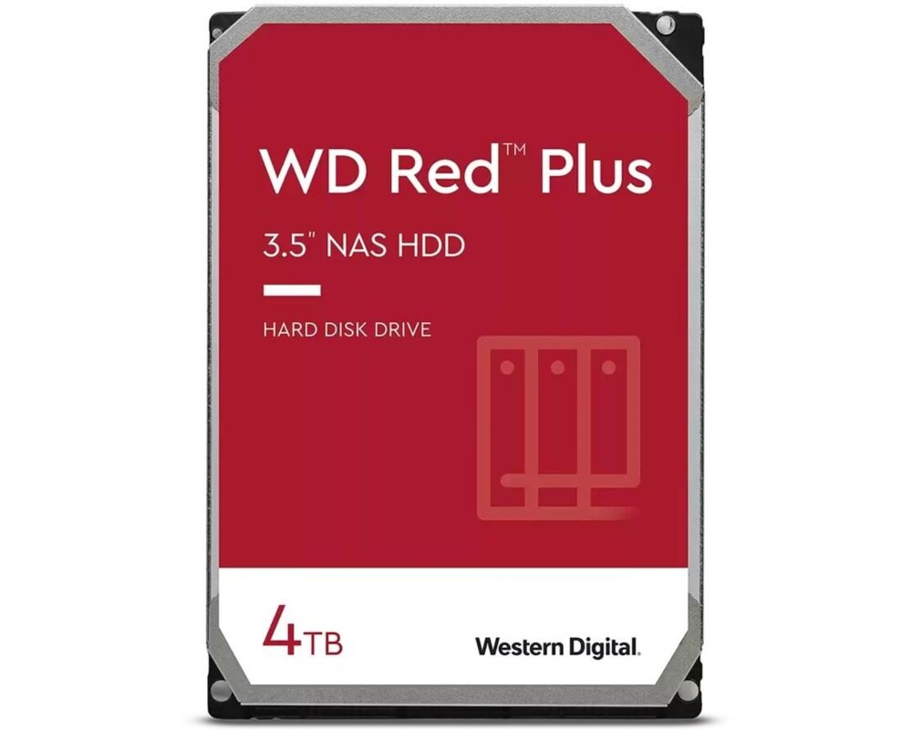 Твърд диск WD Red Plus 4TB SATA 6Gb 3