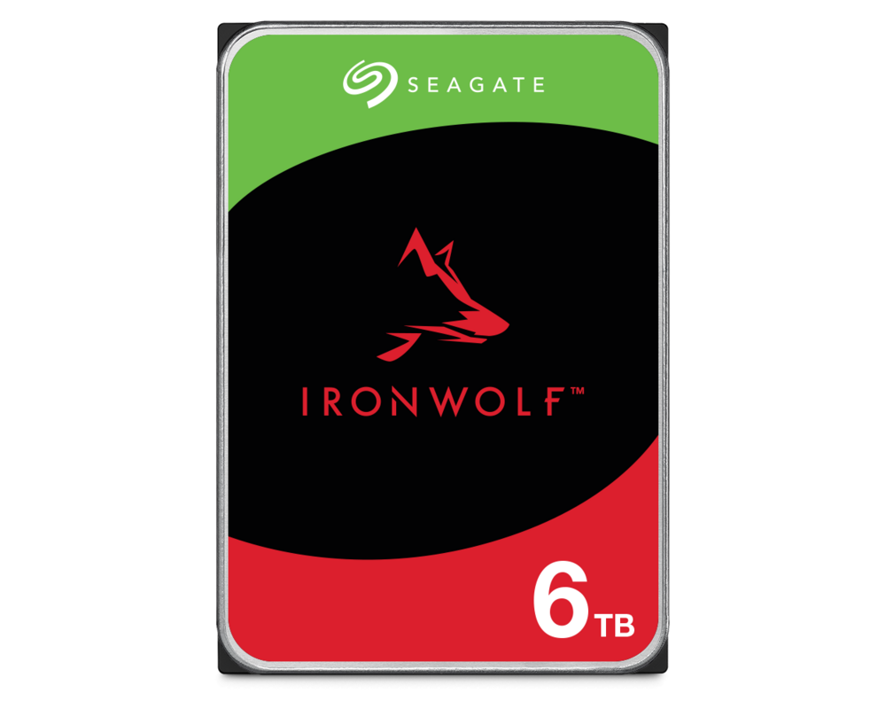 Твърд диск SEAGATE NAS HDD 6TB IronWolf 5400rpm 6Gb 10