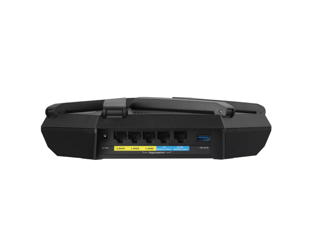 Рутер ASUS RT-AXE7800 Tri-Band WiFi 6E Router 6GHz Band Safe Browsing AiProtection Pro 2.5G Port Link Aggregation 14