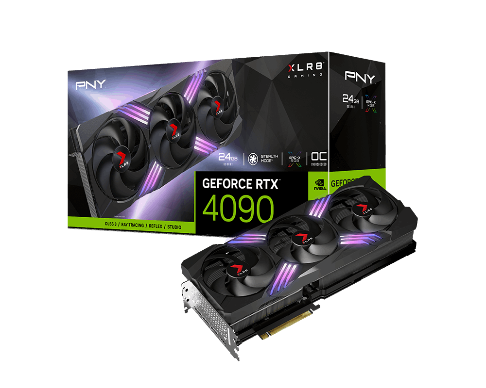 Видеокарта PNY GeForce RTX 4090 24GB OC XLR8 Gaming Verto EPIC-X RGB TF 15
