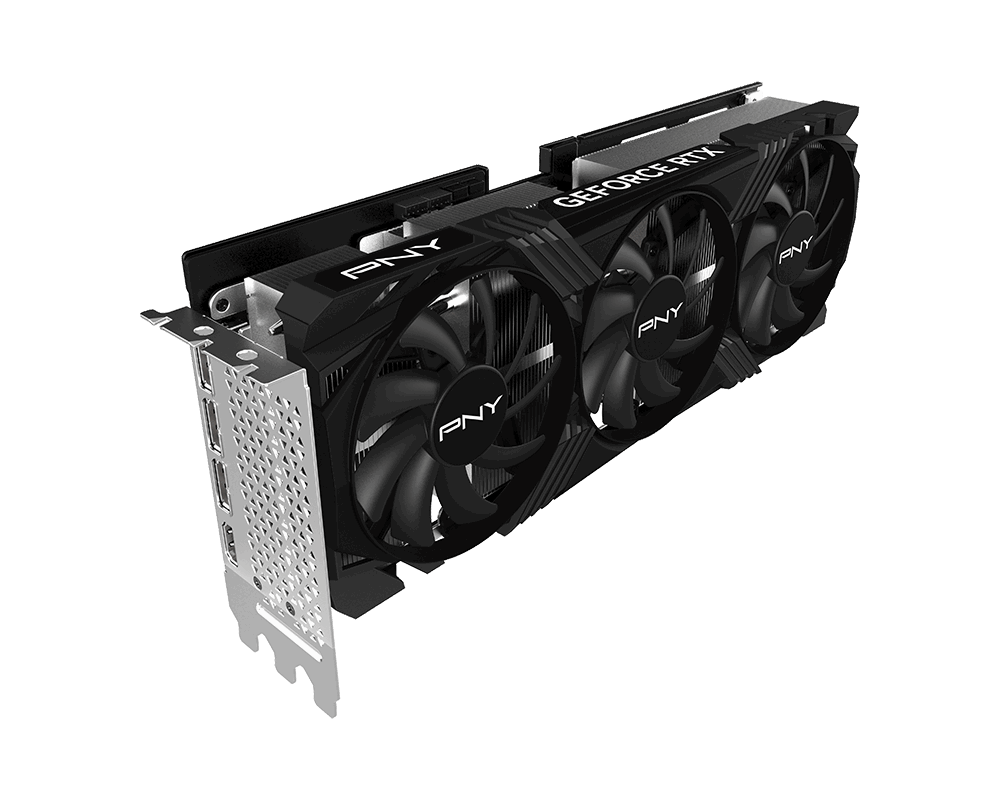 Видеокарта PNY GeForce RTX 4070 Ti 12GB Verto LED Triple Fan 14