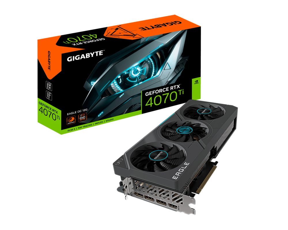 Видеокарта Gigabyte GeForce RTX 4070 Ti EAGLE OC 12GB GDDR6X (rev. 2.0) 7