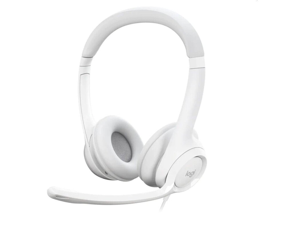 Слушалки Logitech H390 USB Computer Headset - OFF-WHITE - USB - N/A - EMEA-914 4