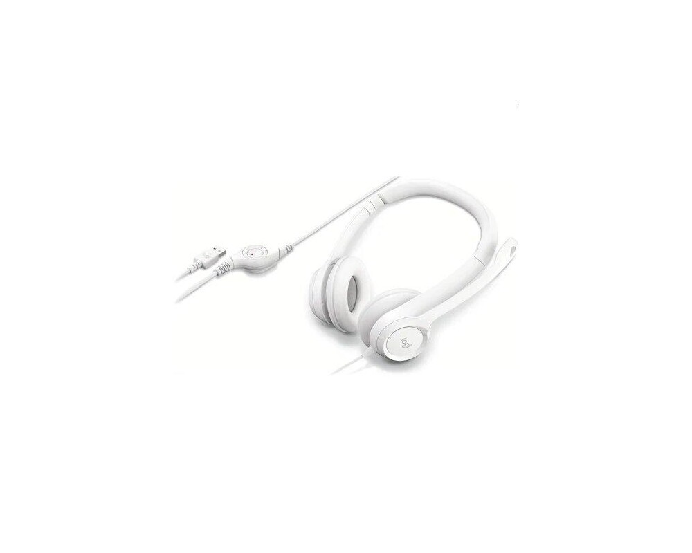 Слушалки Logitech H390 USB Computer Headset - OFF-WHITE - USB - N/A - EMEA-914 5