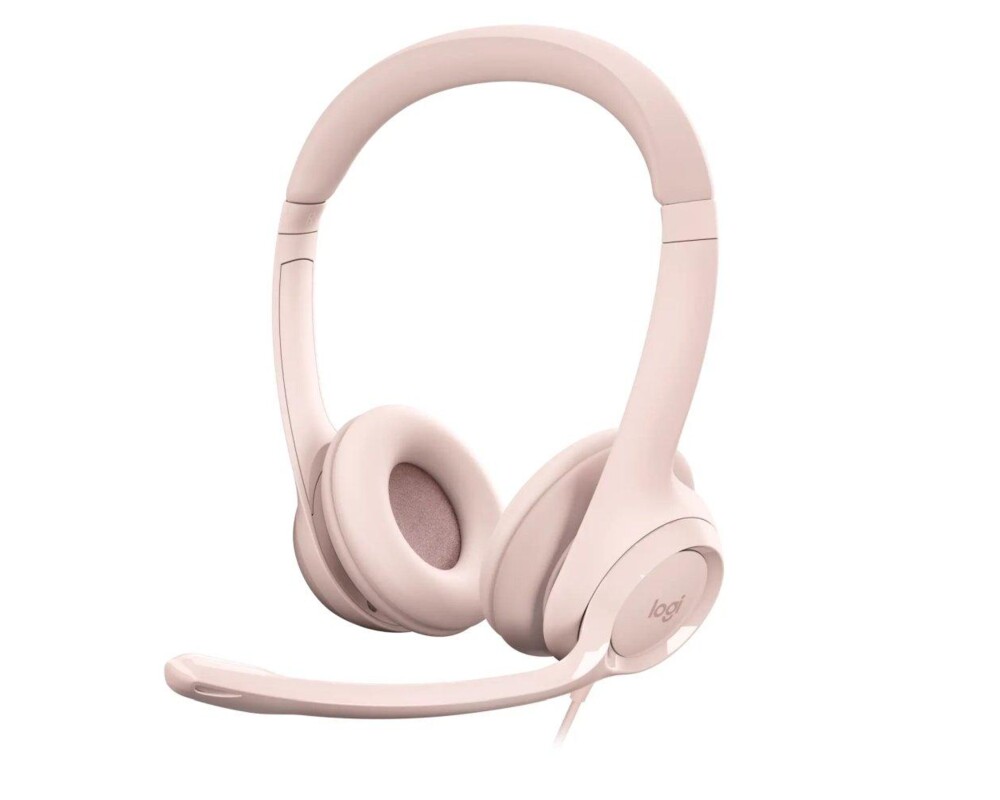 Слушалки Logitech H390 USB Computer Headset - ROSE - USB - N/A - EMEA-914 5