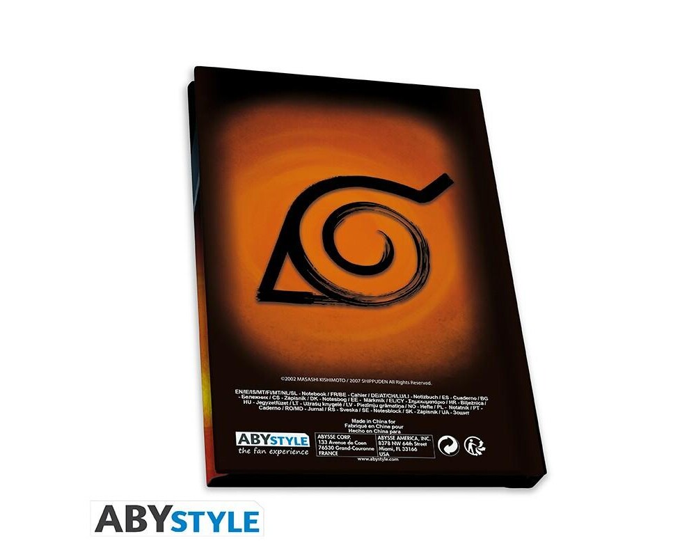 Аксесоар Комплект ABYSTYLE NARUTO SHIPPUDEN - Pck Mug320ml + Keyring PVC + Notebook "Naruto" 7