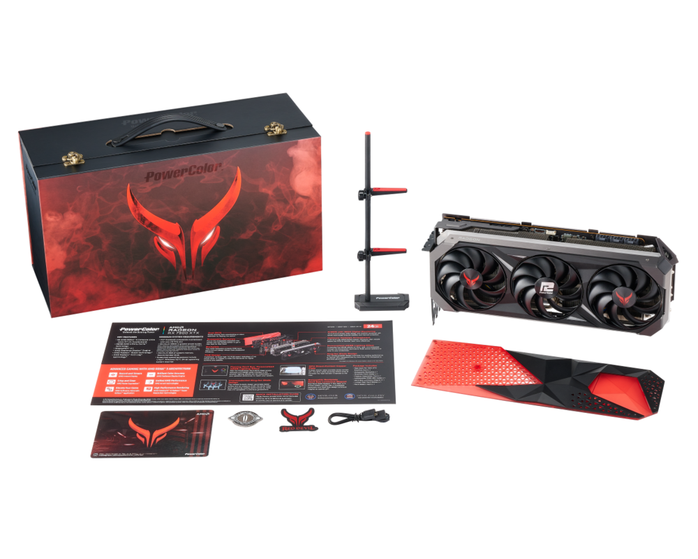Видеокарта Powercolor Red Devil AMD Radeon RX 7900 XTX 24GB GDDR6 Limited Edition 7