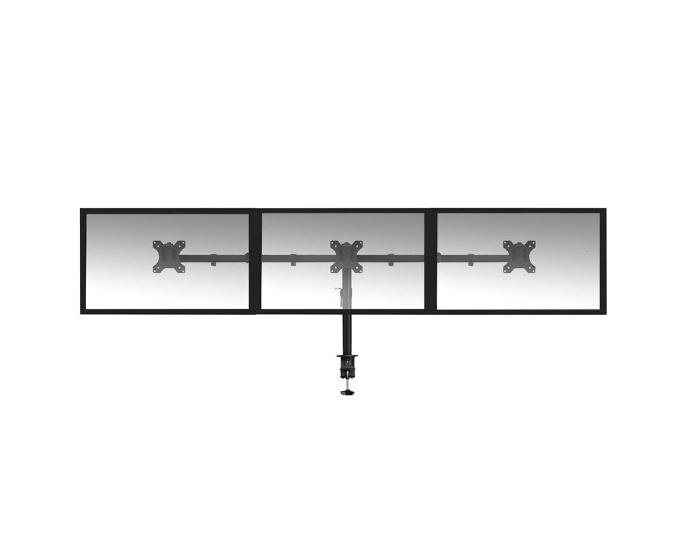 Стойка за 3 мониторa ACT AC8303, За бюро, Регулируема, 27", 21 кг, Черна 7