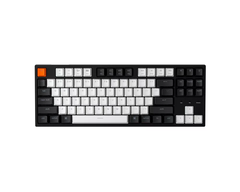 Клавиатура Геймърска механична клавиатура Keychron C1 TKL Gateron G Pro(Hot-Swappable) Blue Switch RGB Backlight 5