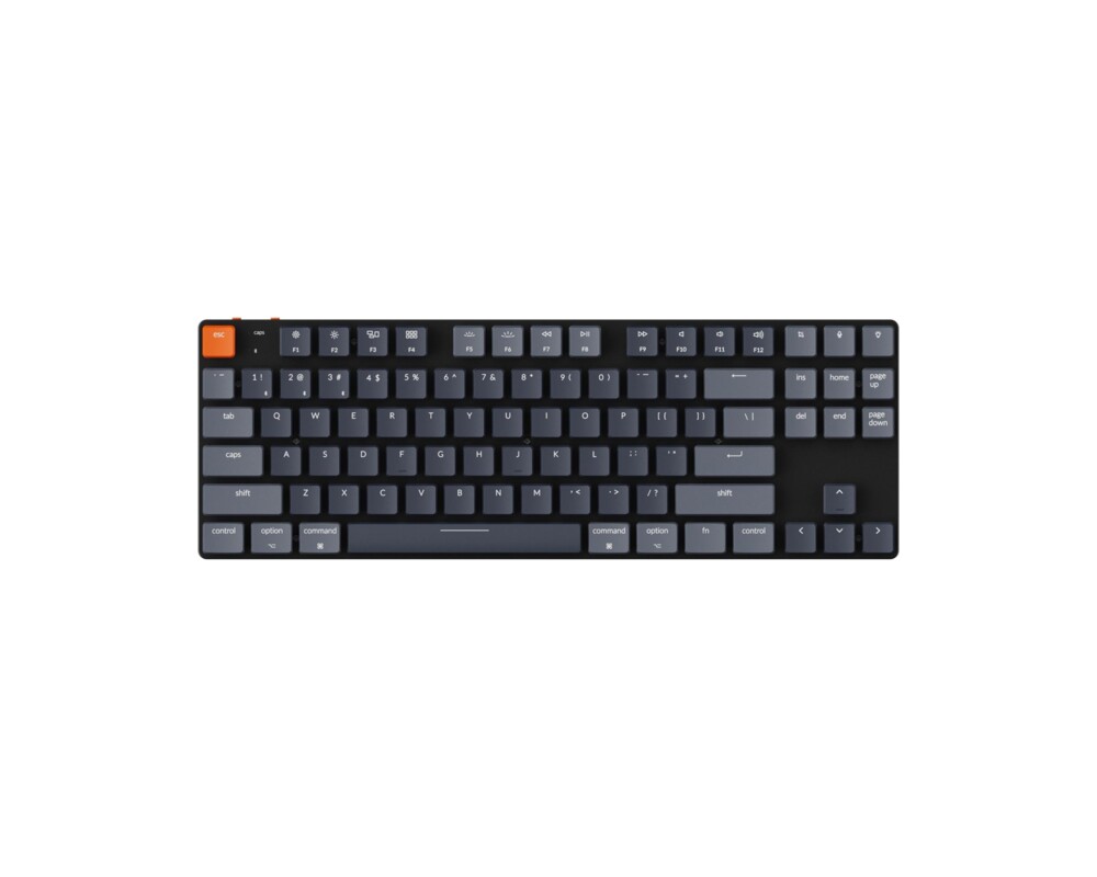 Клавиатура Геймърска Механична клавиатура Keychron K1 SE TKL Hot-Swappable Low Profile Keychron Optical Banana Switch RGB Backlight, Aluminium and Plastic Frame 5