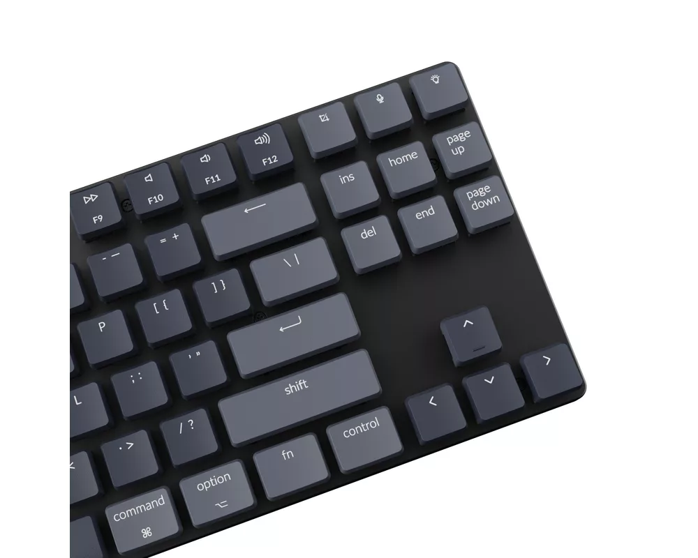 Клавиатура Геймърска Механична клавиатура Keychron K1 SE TKL Hot-Swappable Low Profile Keychron Optical Blue Switch RGB Backlight, Aluminium and Plastic Frame 2