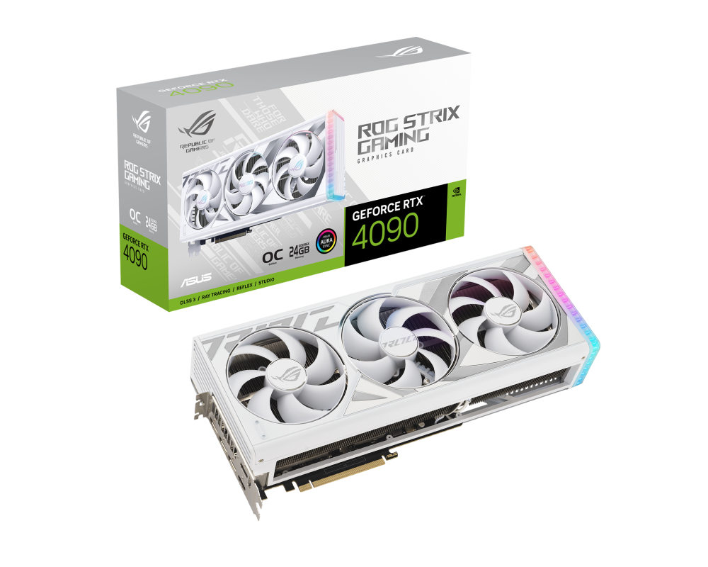 Видеокарта ASUS ROG Strix GeForce RTX 4090 24GB GDDR6X White OC Edition 13