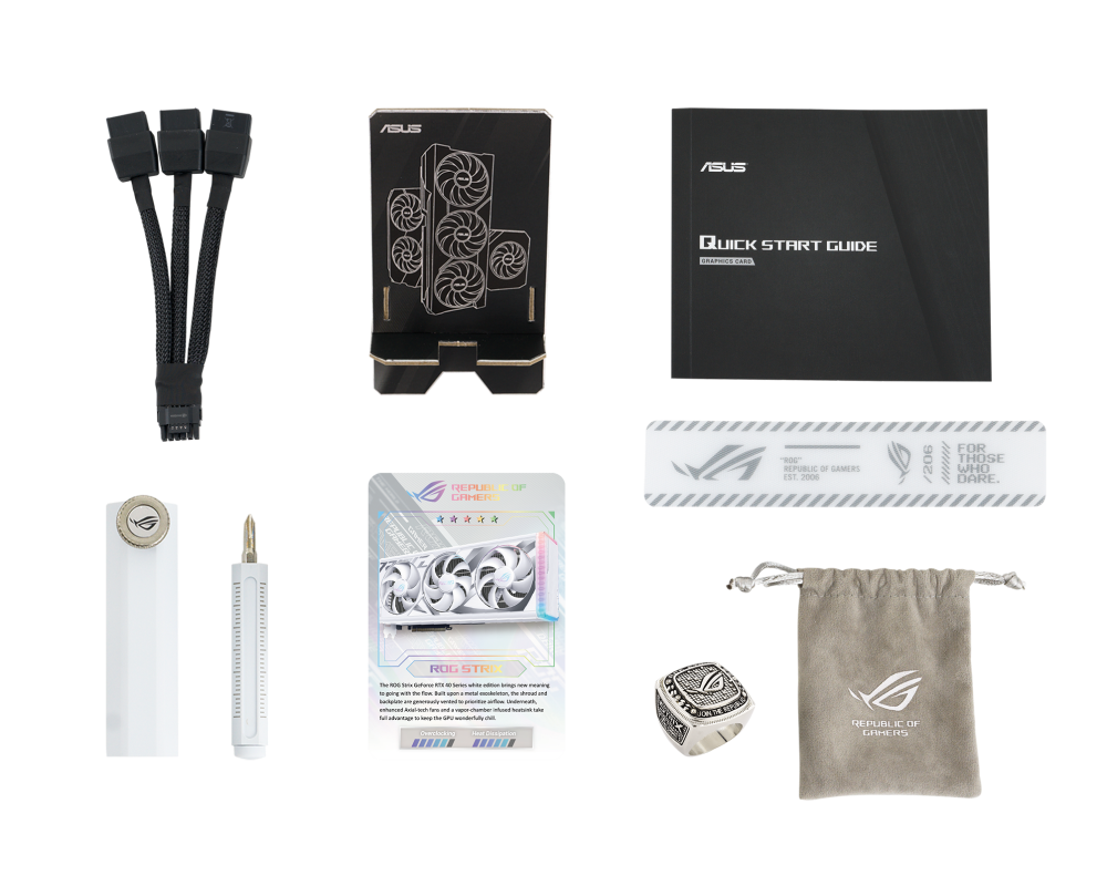 Видеокарта ASUS ROG Strix GeForce RTX 4080 16GB GDDR6X White OC Edition 11