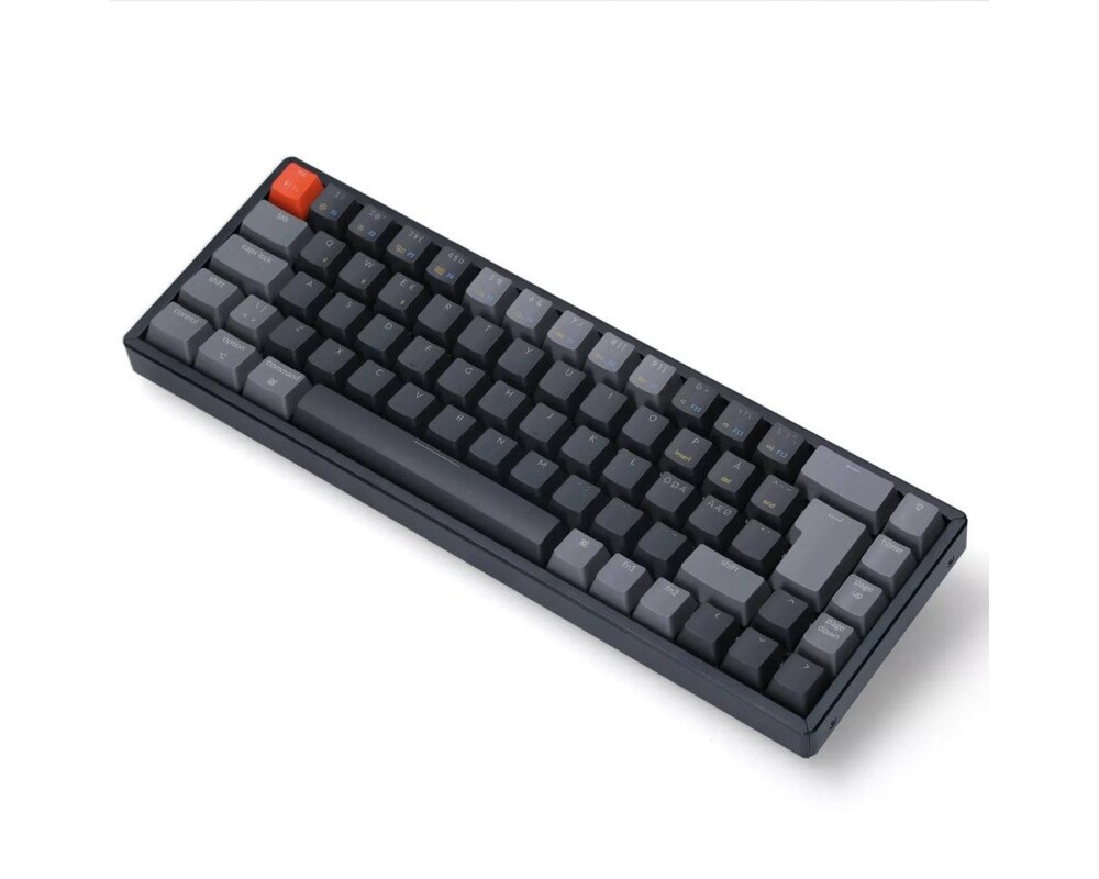 Клавиатура Геймърска Механична клавиатура Keychron K6 Hot-Swappable Aluminum 65% Gateron Red Switch RGB LED Gateron Red Switch ABS 5