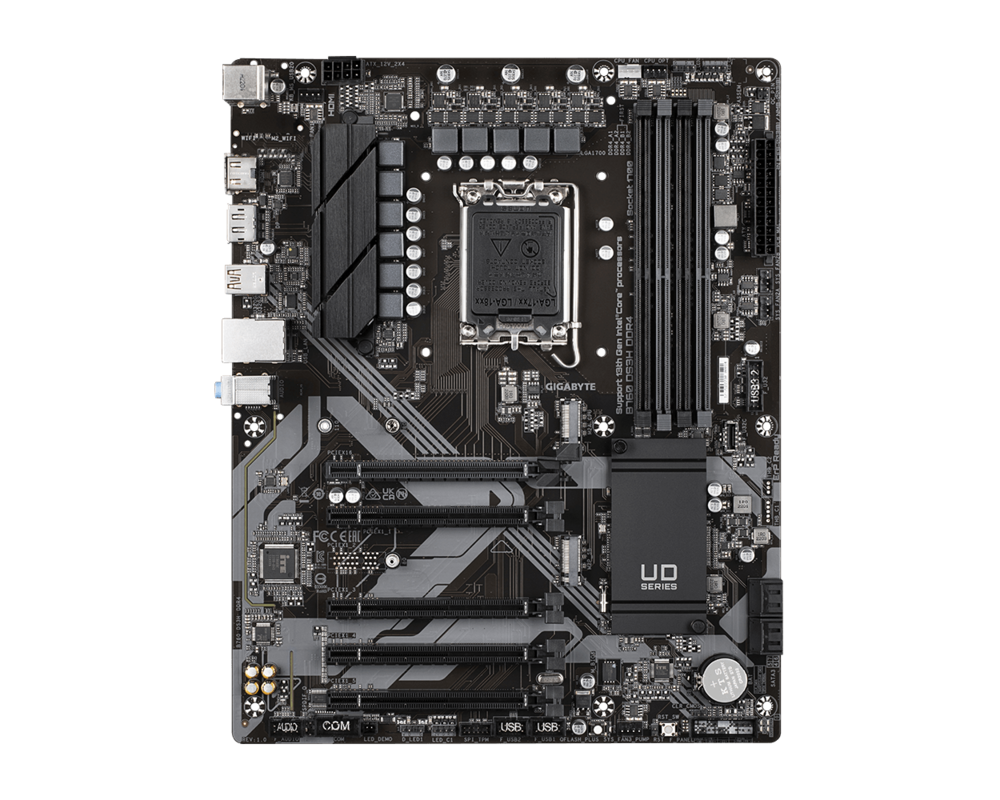 Дънна платка GIGABYTE B760 DS3H, socket 1700, ATX 4xDDR4, PCIe 4.0