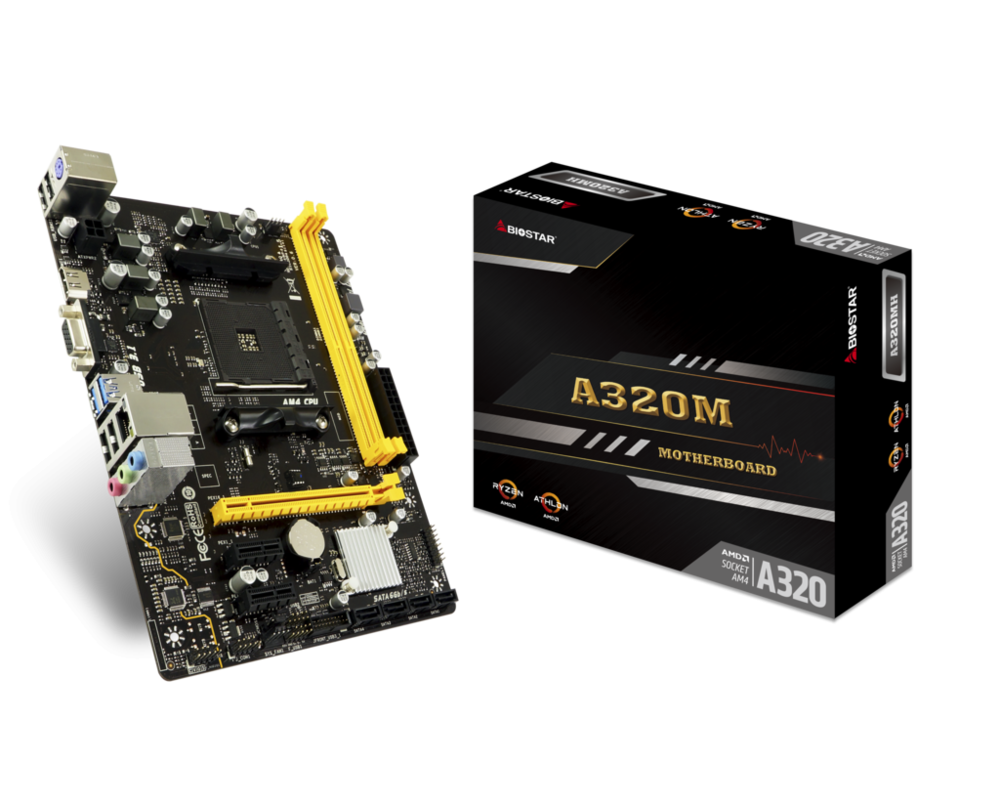 Дънна платка BIOSTAR A320MH, AMD A320, sock. AM4, Ver 6.X 2