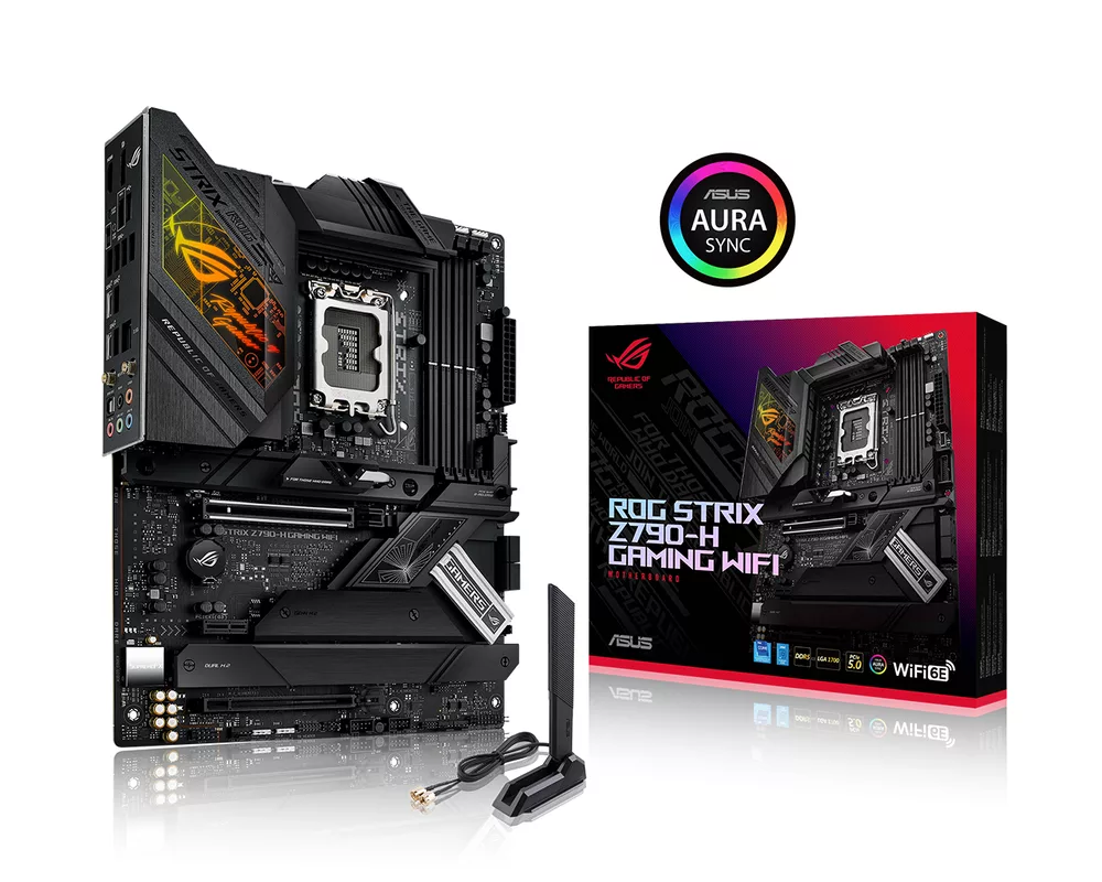 Дънна платка ASUS ROG STRIX Z790-H GAMING WIFI LGA1700 Z790 USB3.2 GEN 2 MB 12