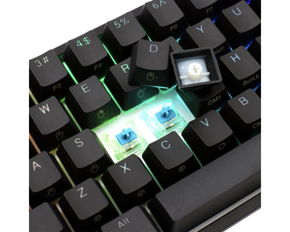Клавиатура Геймърскa механична клавиатура Ducky One 2 Mini V2 RGB, Cherry MX Brown 5