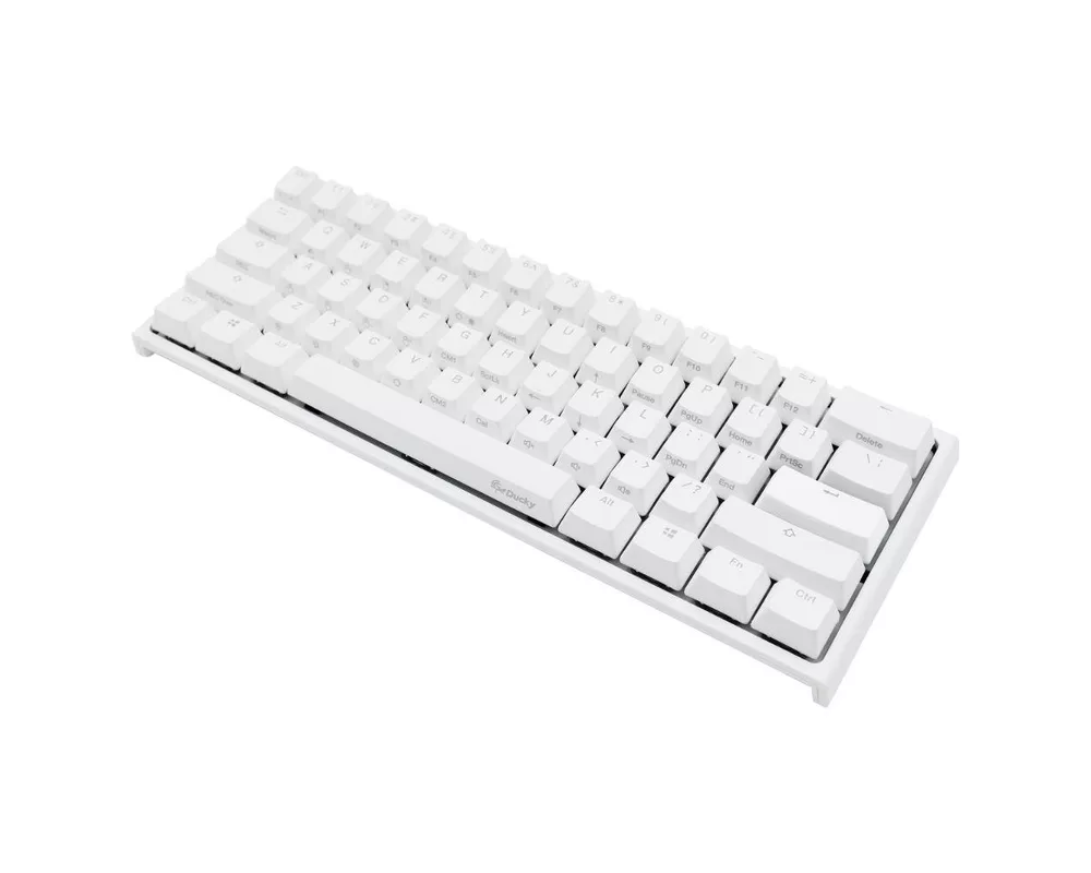 Клавиатура Геймърскa механична клавиатура Ducky One 2 Mini V2 White RGB, Cherry MX Black 3