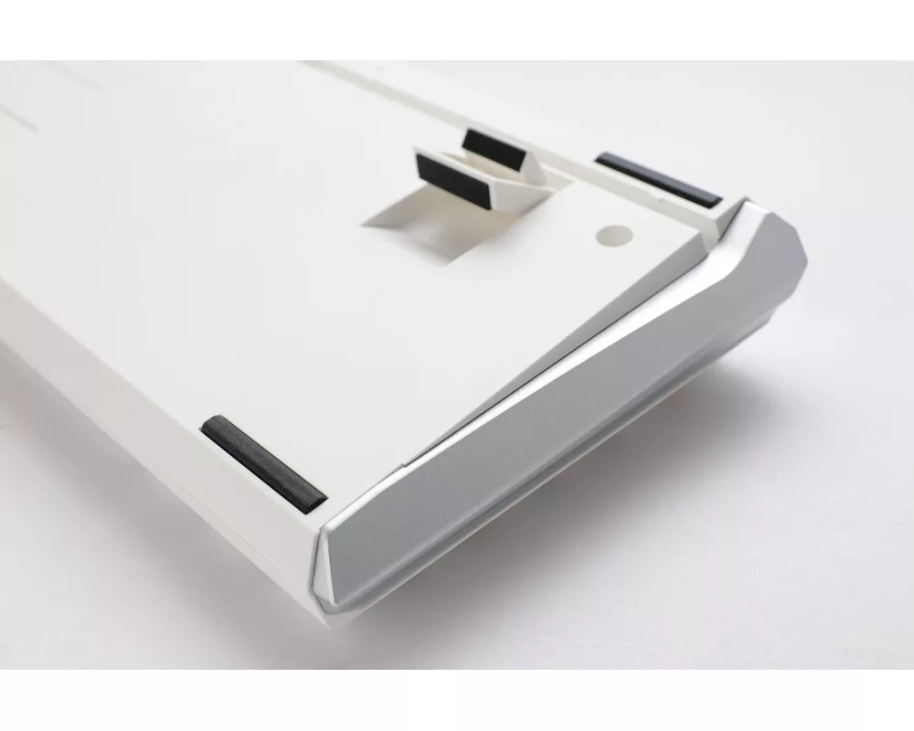 Клавиатура Геймърскa механична клавиатура Ducky One 3 Pure White Full Size Hotswap Cherry MX Silent Red, RGB, PBT Keycaps 5