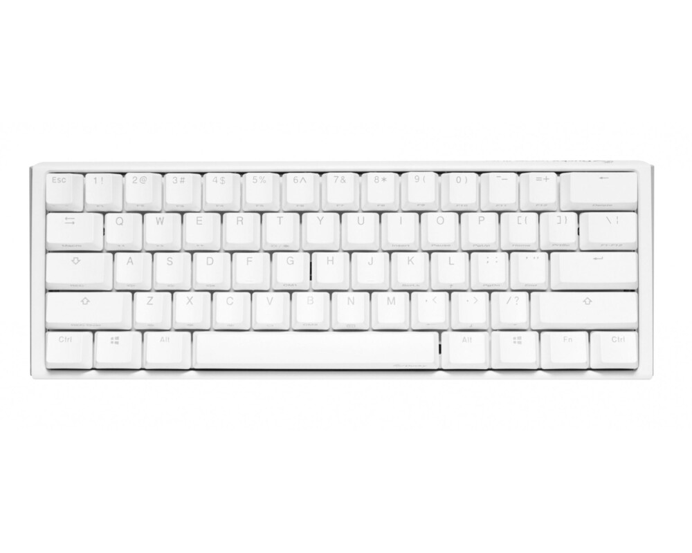 Клавиатура Геймърска механична клавиатура Ducky One 3 Pure White Mini 60% Hotswap Cherry MX Brown, RGB, PBT Keycaps 2