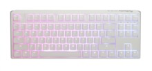  Геймърскa механична клавиатура Ducky One 3 Pure White TKL Hotswap Cherry MX Red, RGB, PBT Keycaps 637296 87-RUSPDPWWWSC1 на топ цена - PIC.bg