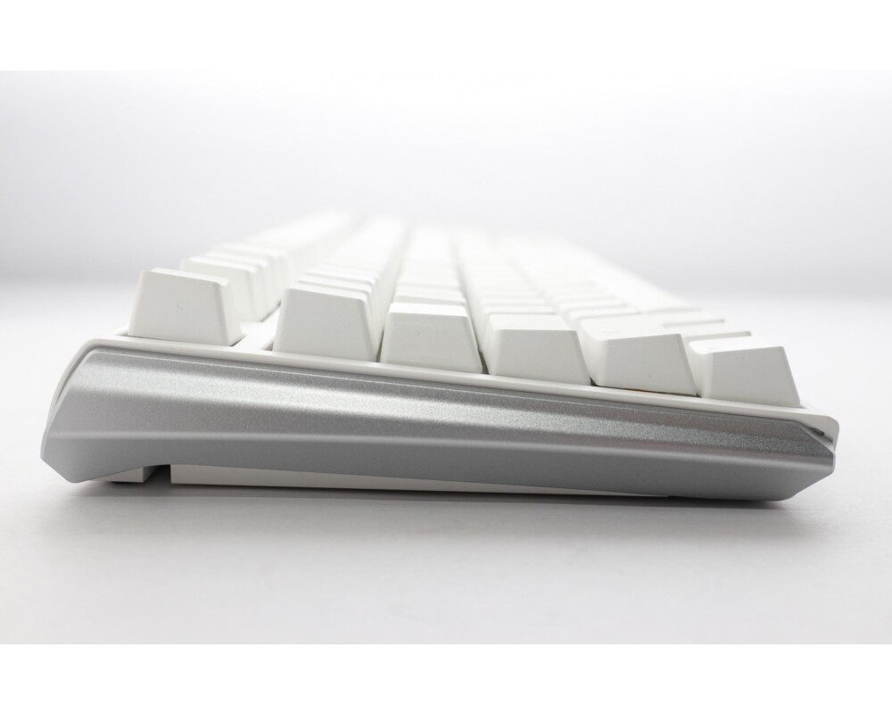 Клавиатура Геймърскa механична клавиатура Ducky One 3 Pure White TKL Hotswap Cherry MX Silver, RGB, PBT Keycaps 5