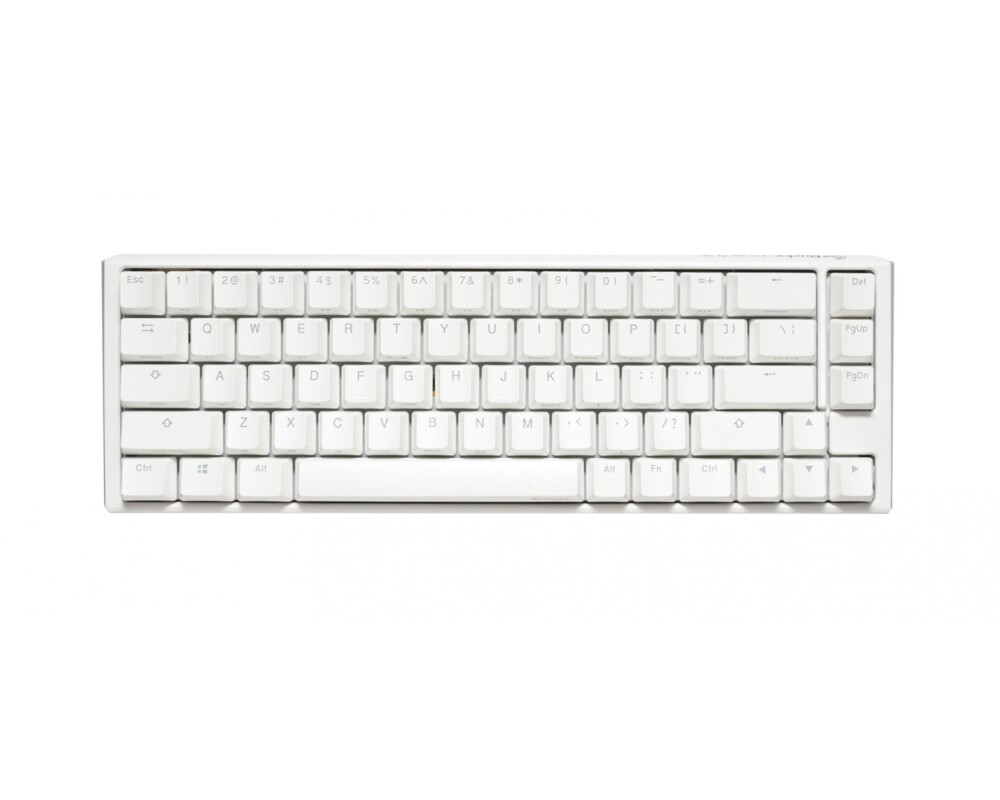 Клавиатура Геймърскa механична клавиатура Ducky One 3 Pure White SF 65%, Hotswap Cherry MX Black, RGB, PBT Keycaps 2