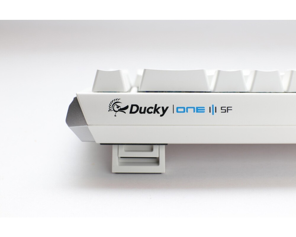 Клавиатура Геймърскa механична клавиатура Ducky One 3 Pure White SF 65%, Hotswap Cherry MX Black, RGB, PBT Keycaps 5