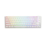 <span>Клавиатура</span> Геймърскa механична клавиатура Ducky One 3 Pure White SF 65%, Hotswap Cherry MX Silent Red, RGB, PBT Keycaps <span class='catalog-num-in-name'>67-SUSPDPWWWSC1</span> - 