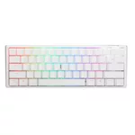 <span>Клавиатура</span> Геймърскa механична клавиатура Ducky One 3 Pure White Mini 60%, Hotswap Cherry MX Clear, RGB, PBT Keycaps <span class='catalog-num-in-name'>61-WUSPDPWWWSC1</span> - 