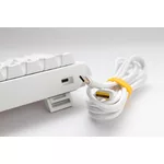 Клавиатура Геймърскa механична клавиатура Ducky One 3 Pure White Mini 60%, Hotswap Cherry MX Clear, RGB, PBT Keycaps 6