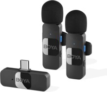  Безжична микрофонна система с ревер USB-C 638028 BY-BY-V20 на топ цена - PIC.bg