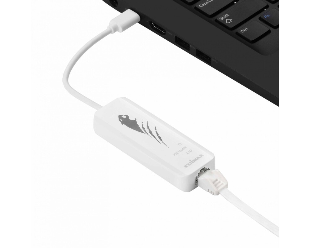 Мрежова карта EDIMAX EU-4307, USB-C, 2.5 Gigabit Ethernet, Бял 5
