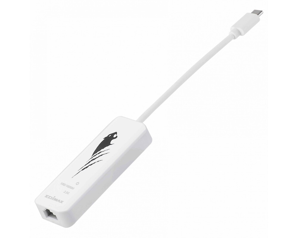Мрежова карта EDIMAX EU-4307, USB-C, 2.5 Gigabit Ethernet, Бял 3