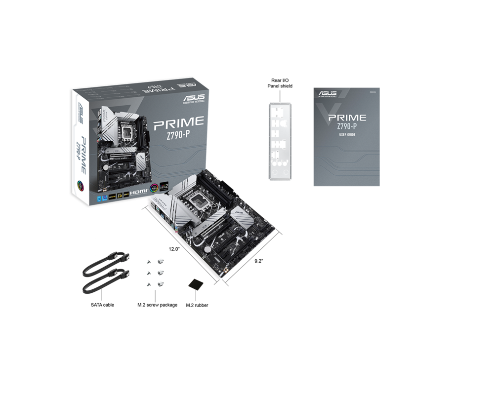 Дънна платка ASUS PRIME Z790-P LGA 1700 4xDDR5 ATX 4xSATA MB 1xHDMI 1xDP 3xM.2 12