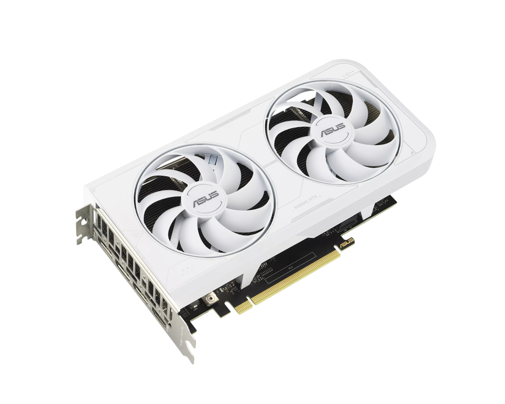 Видеокарта ASUS Dual GeForce RTX 3060 Ti White OC Edition 8GB GDDR6X 7