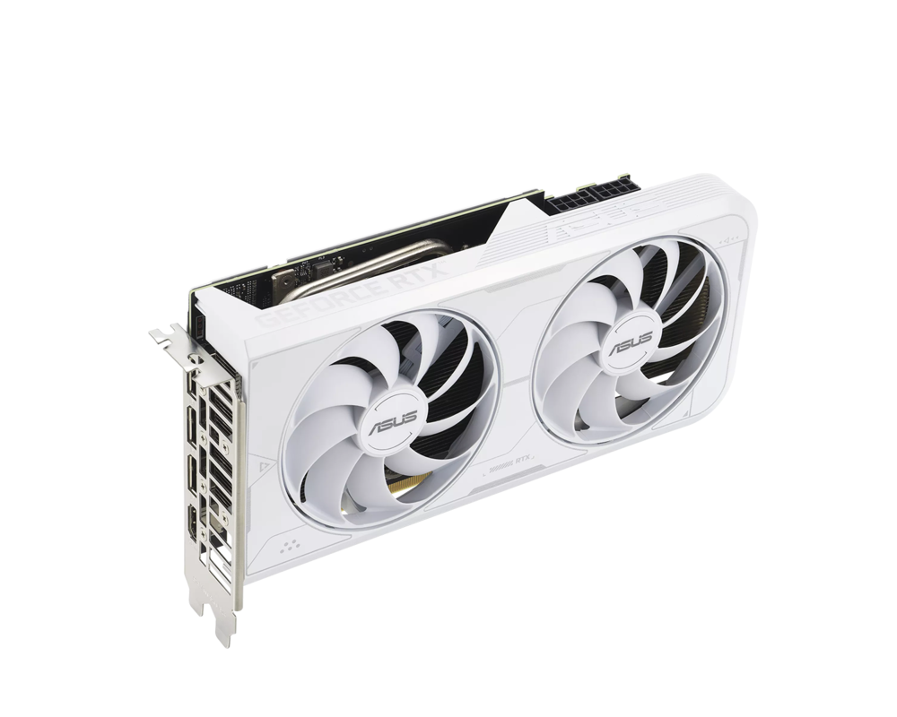 Видеокарта ASUS Dual GeForce RTX 3060 Ti White OC Edition 8GB GDDR6X 9