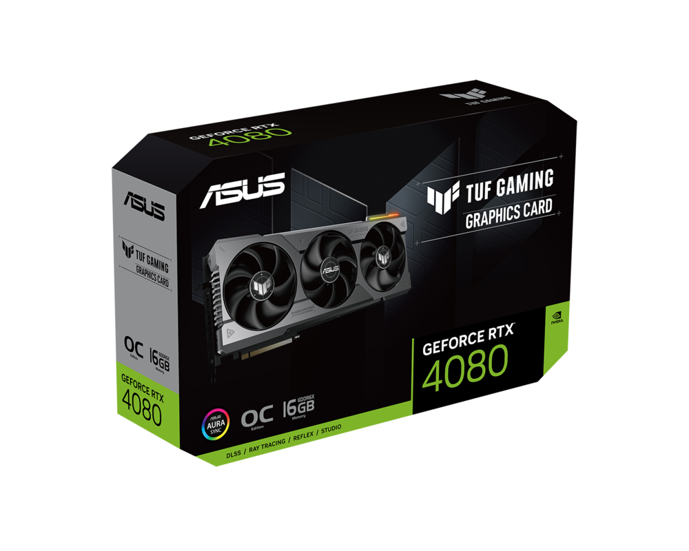 Видеокарта  ASUS TUF Gaming GeForce RTX 4080 16GB GDDR6X OC Edition 16