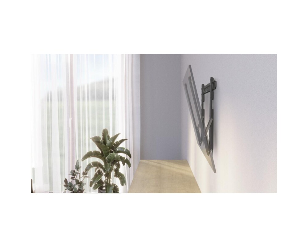 Стойка за OLED TV Hama TILT "Ultraslim", 229 см (90"), 600 x 400, плоска, антрацит 8