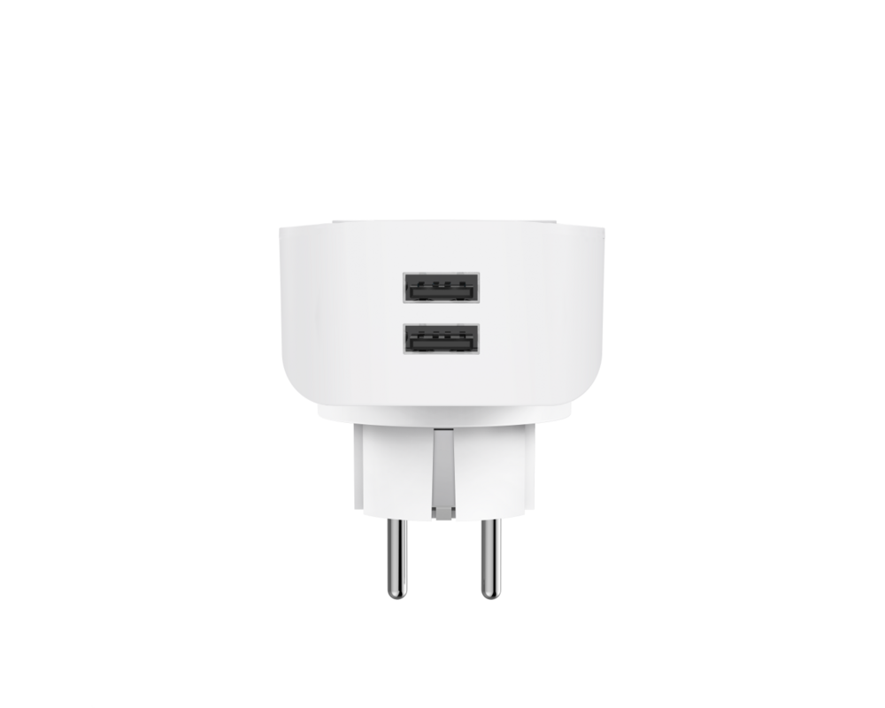 Умен контакт HAMA Смарт WiFi конктакт, 2 USB порта, 2300 W, 10 A, HAMA-176612 4