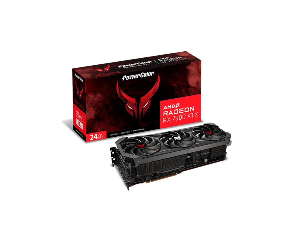 Видеокарта PowerColor Red Devil AMD Radeon RX 7900 XTX 24GB GDDR6 6